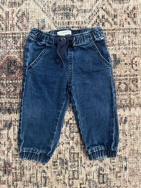 Krickets Dark Blue Pull-On Jogger Jeans for Kids